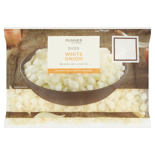 Dunnes Stores Diced White Onions 450g