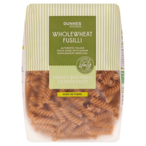 Dunnes Stores Wholewheat Fusilli 500g