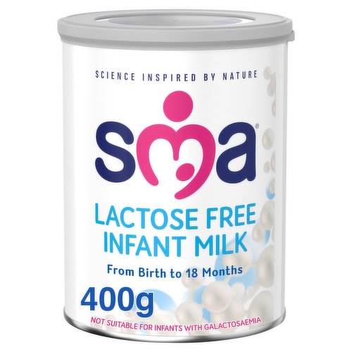 SMA LF® Lactose Free Infant Milk Powder Formula, From Birth 400g 