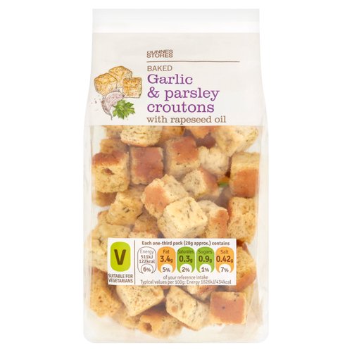 Dunnes Stores Baked Garlic & Parsley Croutons 85g