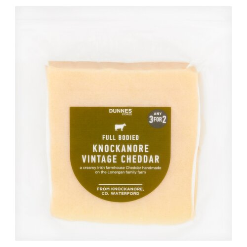 Dunnes Stores Full Bodied Knockanore Vintage Cheddar 150g