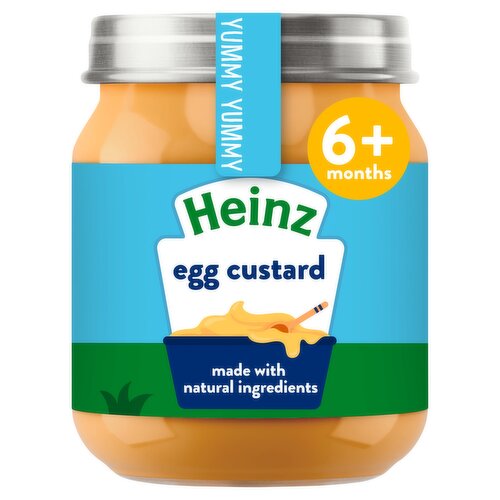 Heinz Egg Custard Baby Food Jar 6+ Months 120g