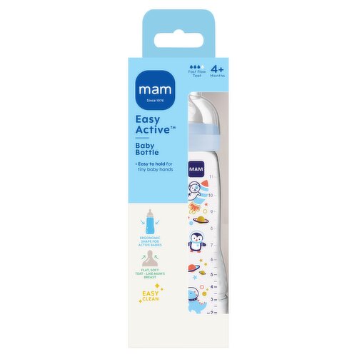 MAM Easy Active Baby Bottle 4+ Months 330ml - Dunnes Stores