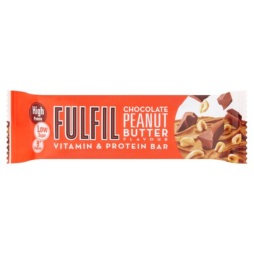 FULFIL Chocolate Peanut Butter Flavour Vitamin & Protein Bar 55g