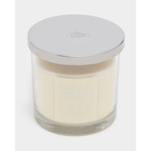  Orange Blossom, Citrus And Basil Two-Wick Scented Candle Lime 