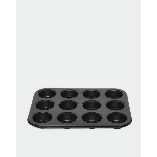 Neven Maguire 12 Cup Muffin Tin Grey 