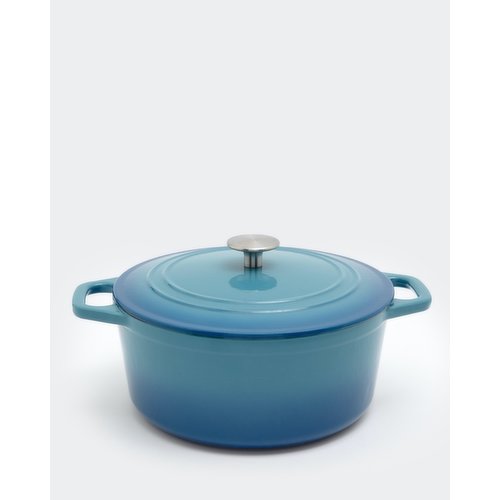 Neven Maguire Cast Iron Pot Blue 