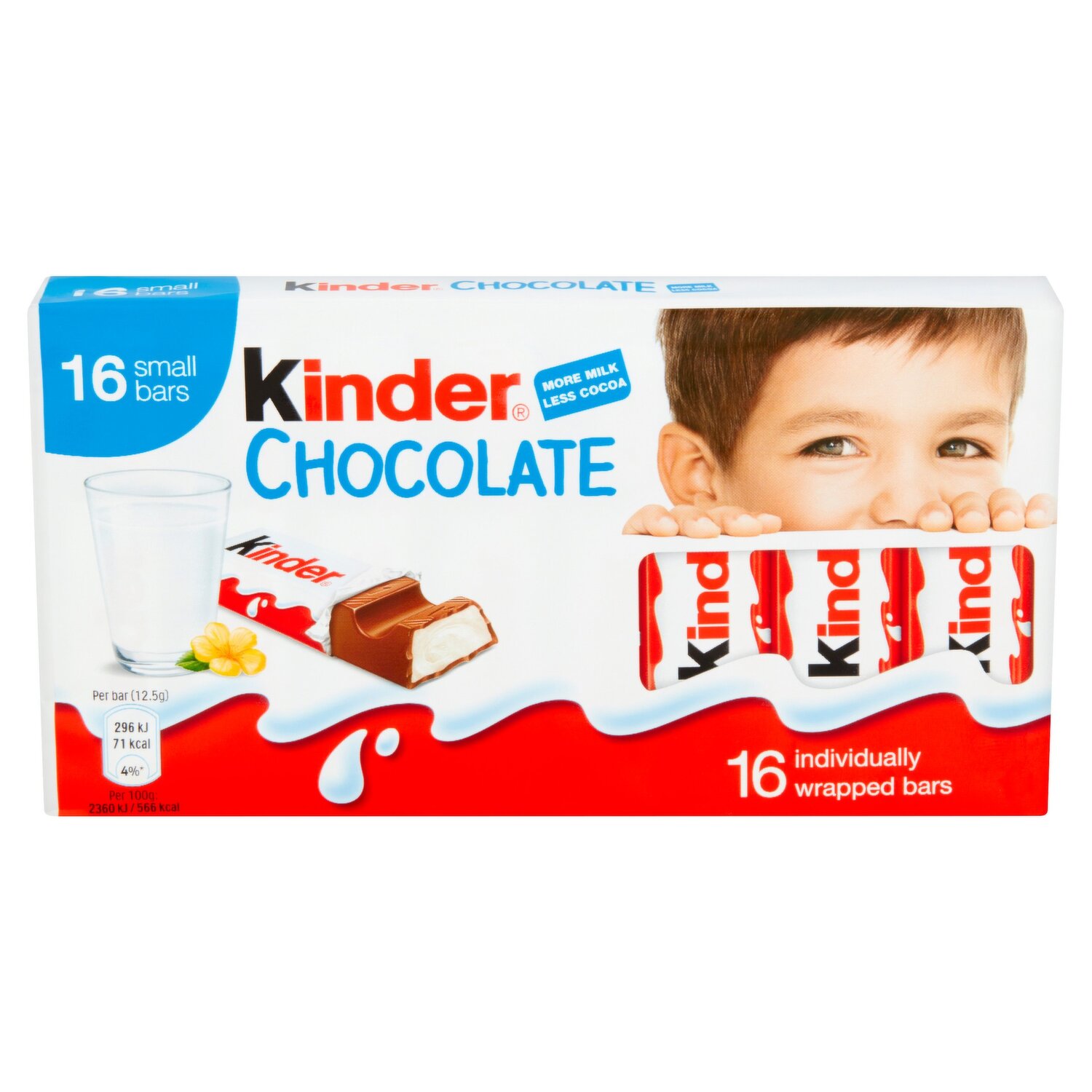 Kinder Small Chocolate Bars Multipack 16 x 12.5g (200g) - Dunnes Stores