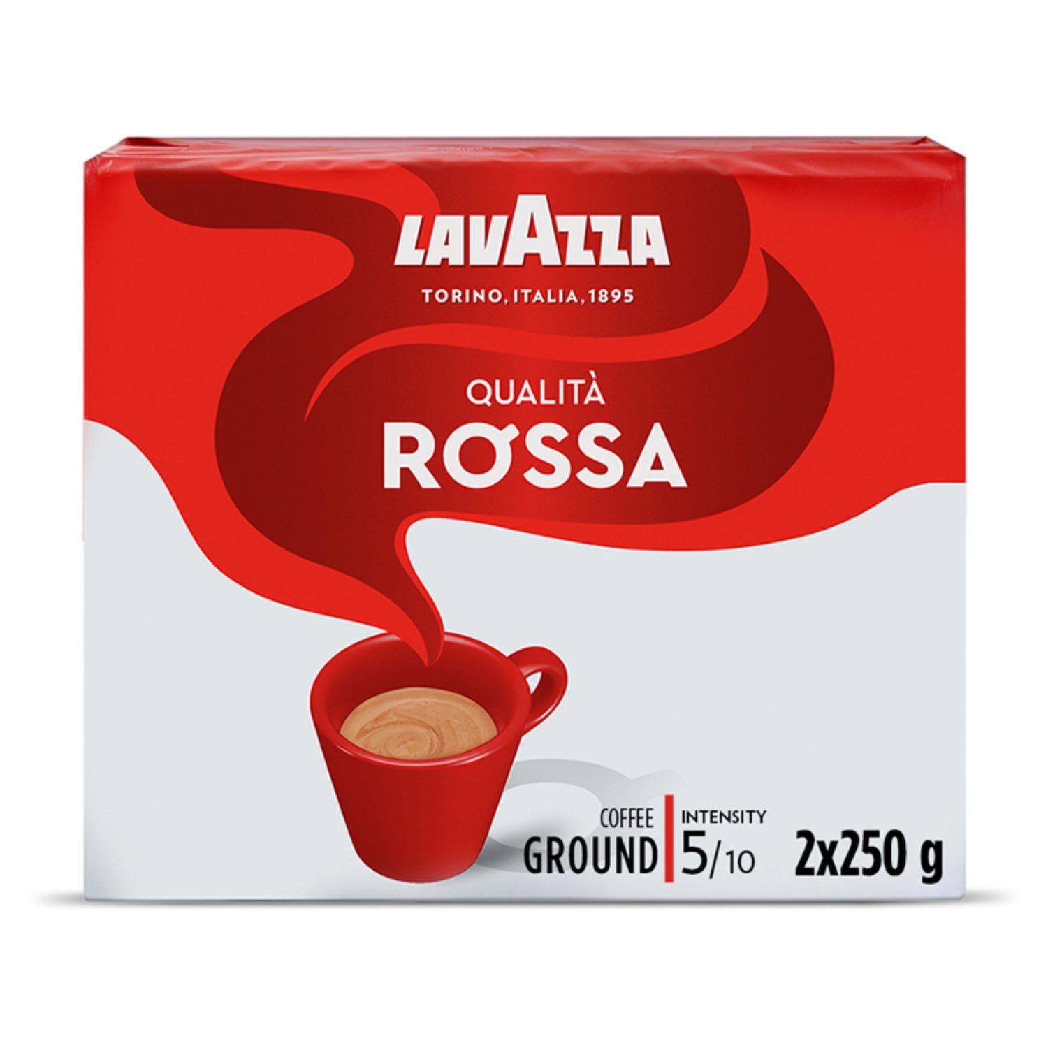 Lavazza Qualita Rossa Ground Coffee For All Coffee Makers 4 x 500g 2Kg New