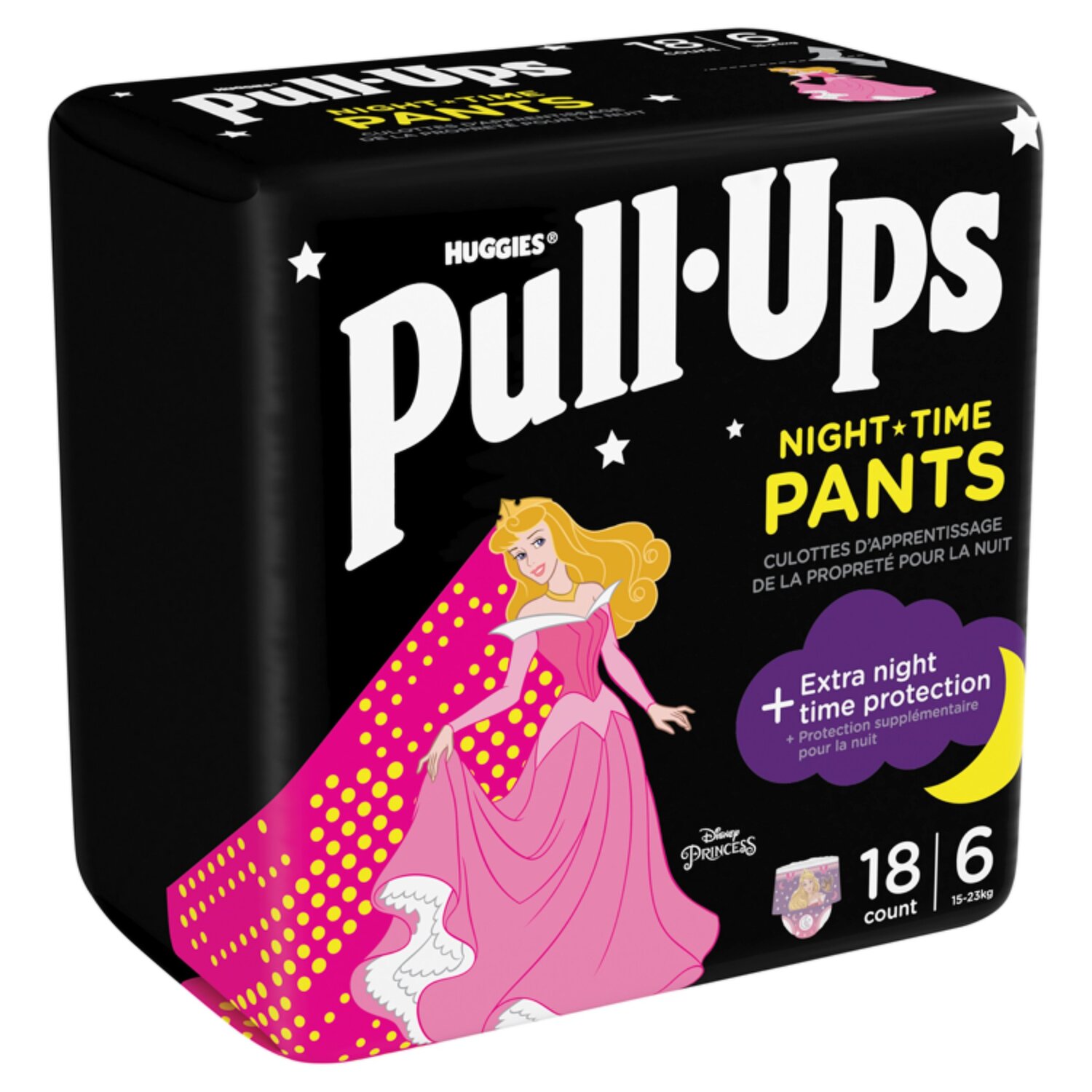 Huggies® Pull-Ups® Night Time Nappy Pants, Girl Size 6, 18 Pants - Dunnes  Stores