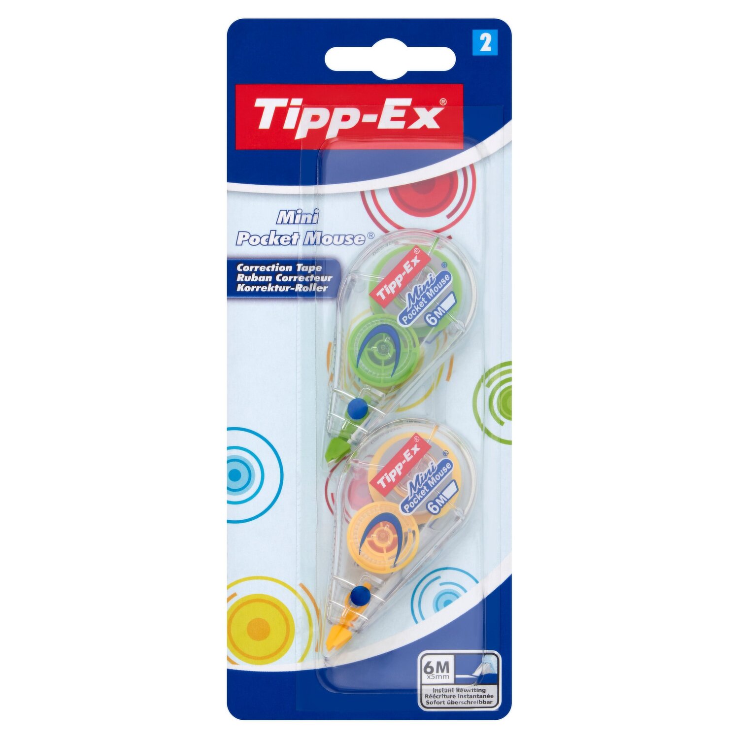 Tipp-Ex correcteur liquide Rapid, blister de 3 pièces, special format