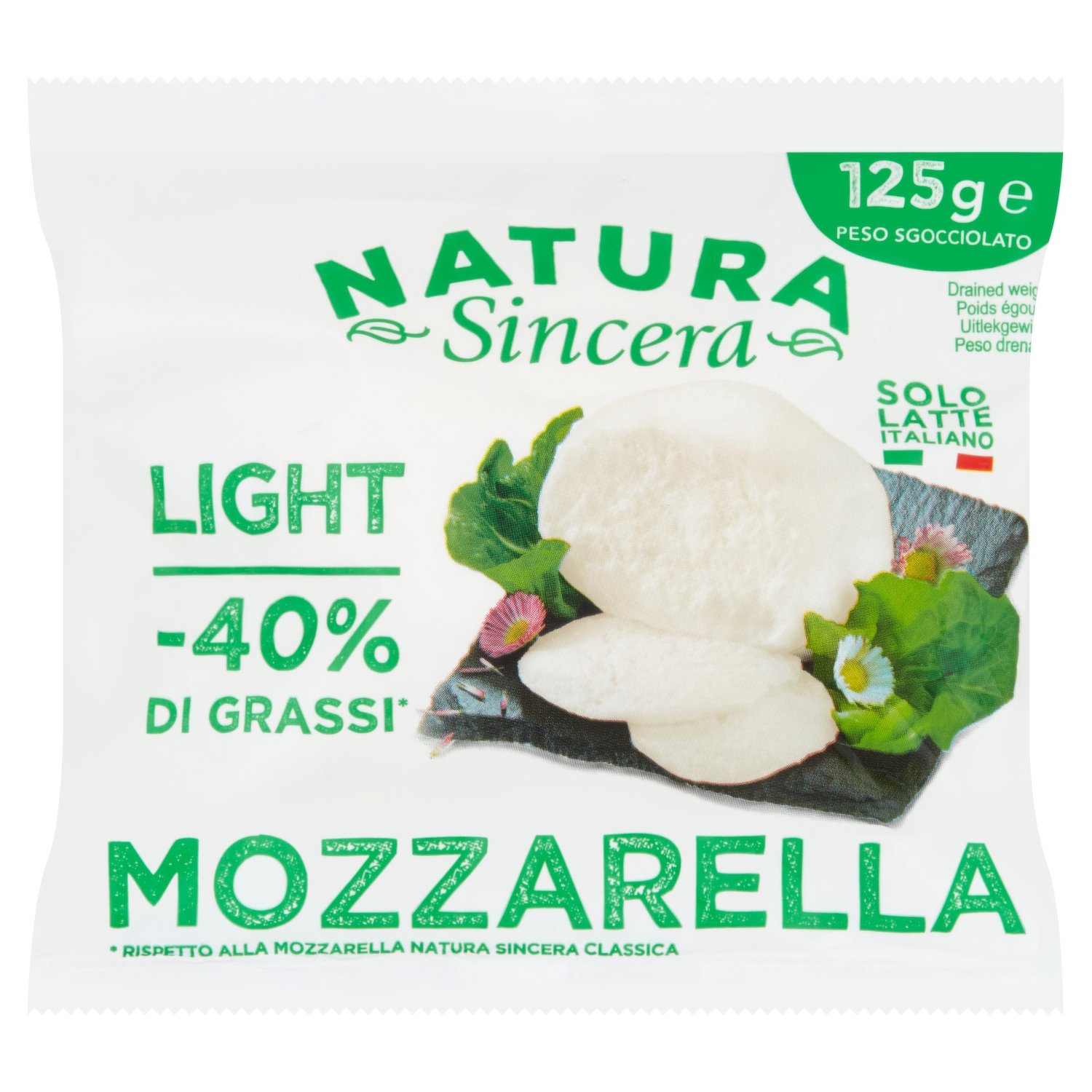 Sincera 220g Mozzarella Light Natura