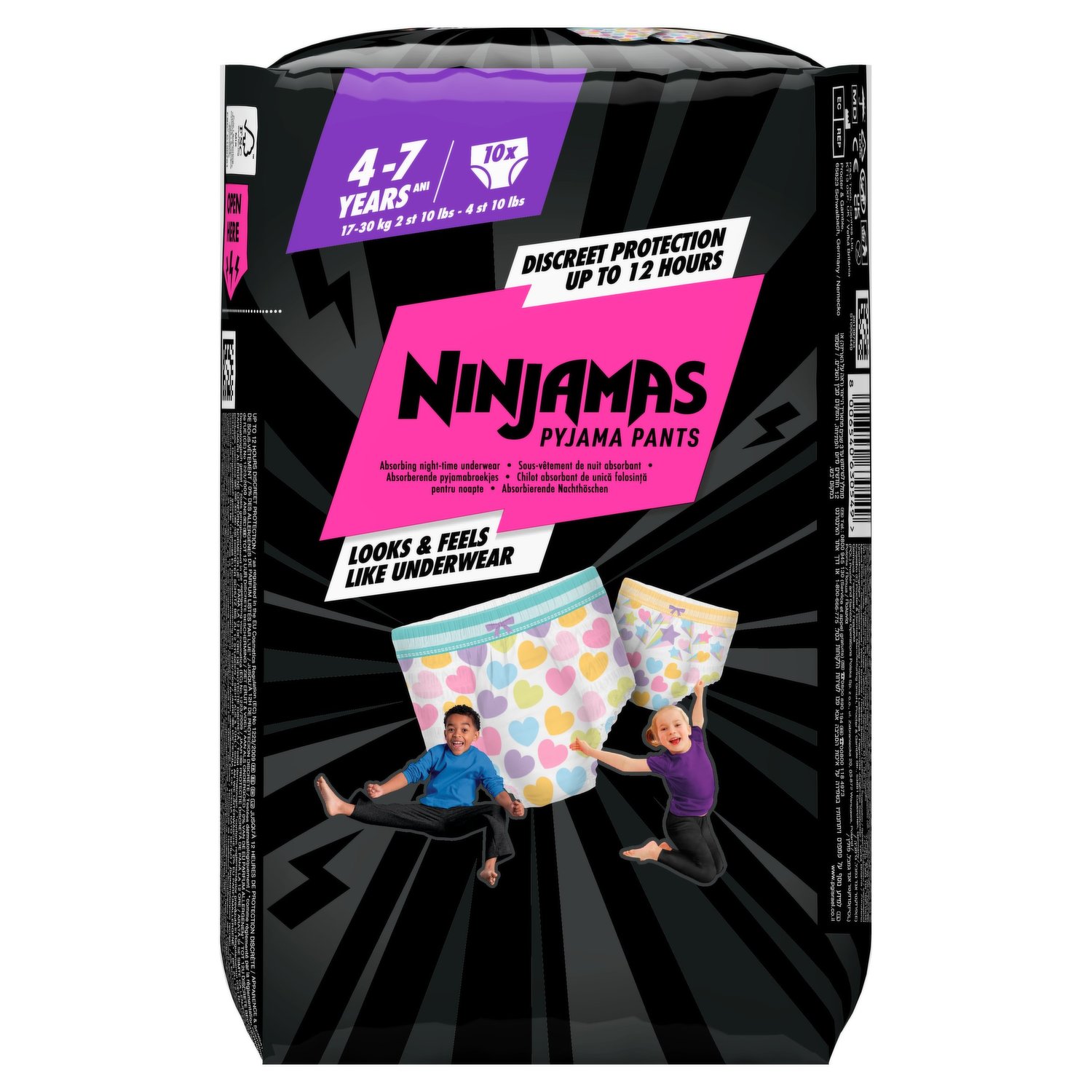 Pampers Ninjamas Nighttime Bedwetting Underwear Boys Spain