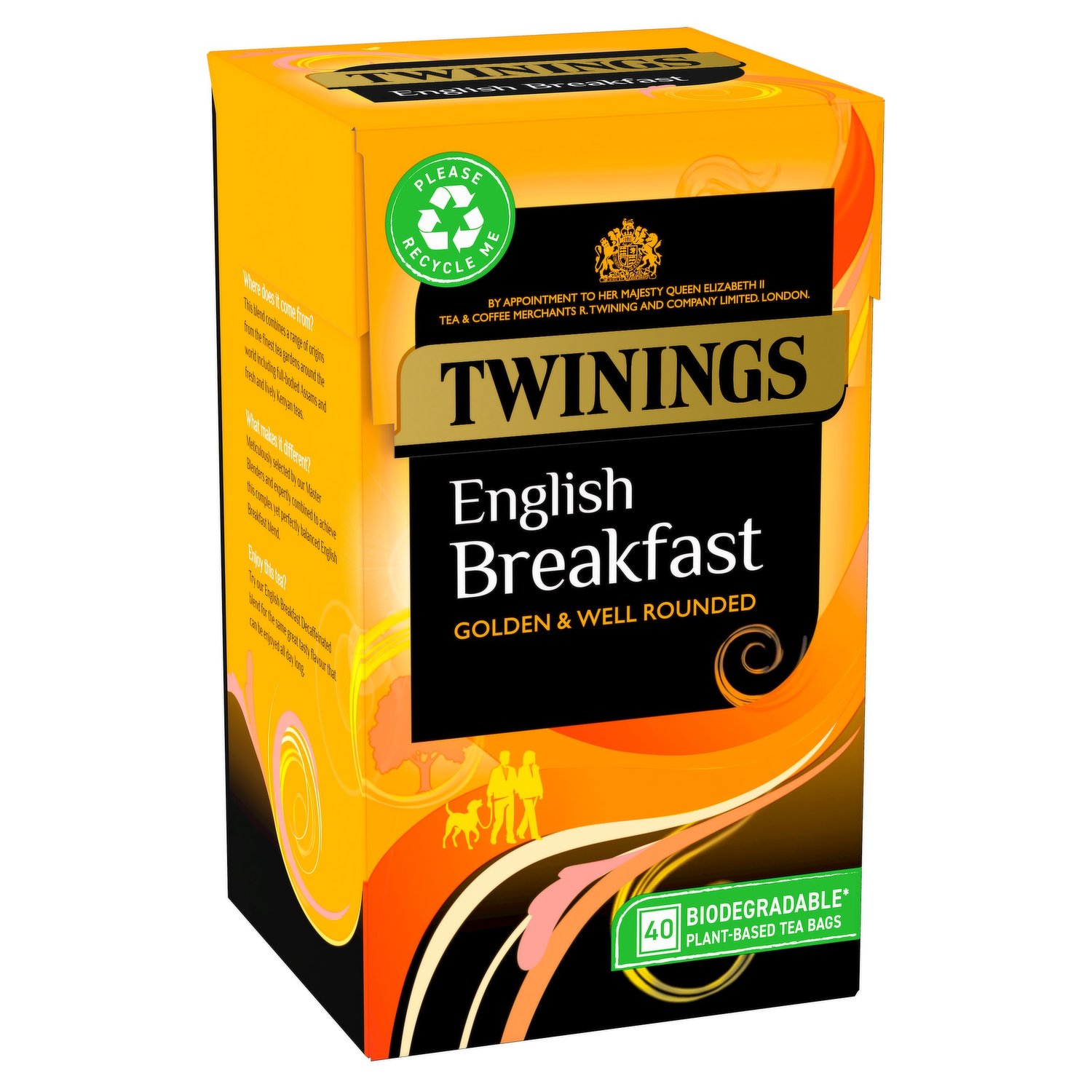 Twinings English Breakfast 40 Tea Bags 100g