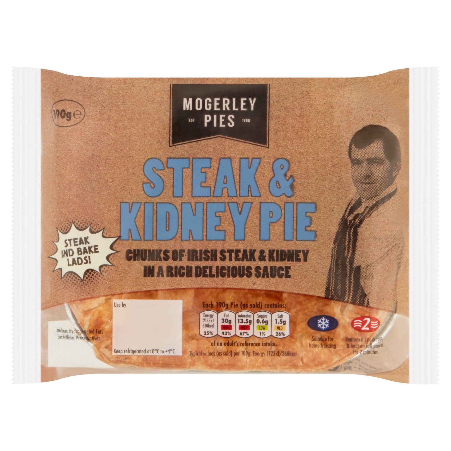 Parker's GBI Steak & Kidney Pie