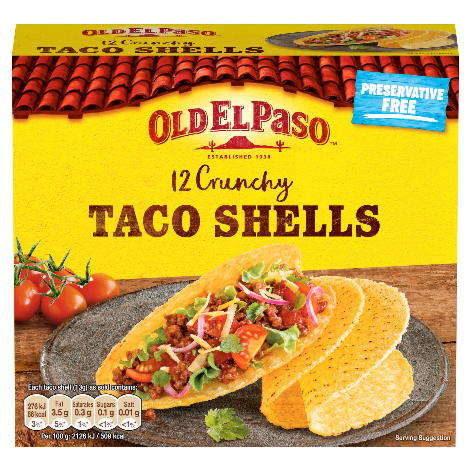 12 156g Paso Old Dunnes - Crunchy Stores El Shells Taco