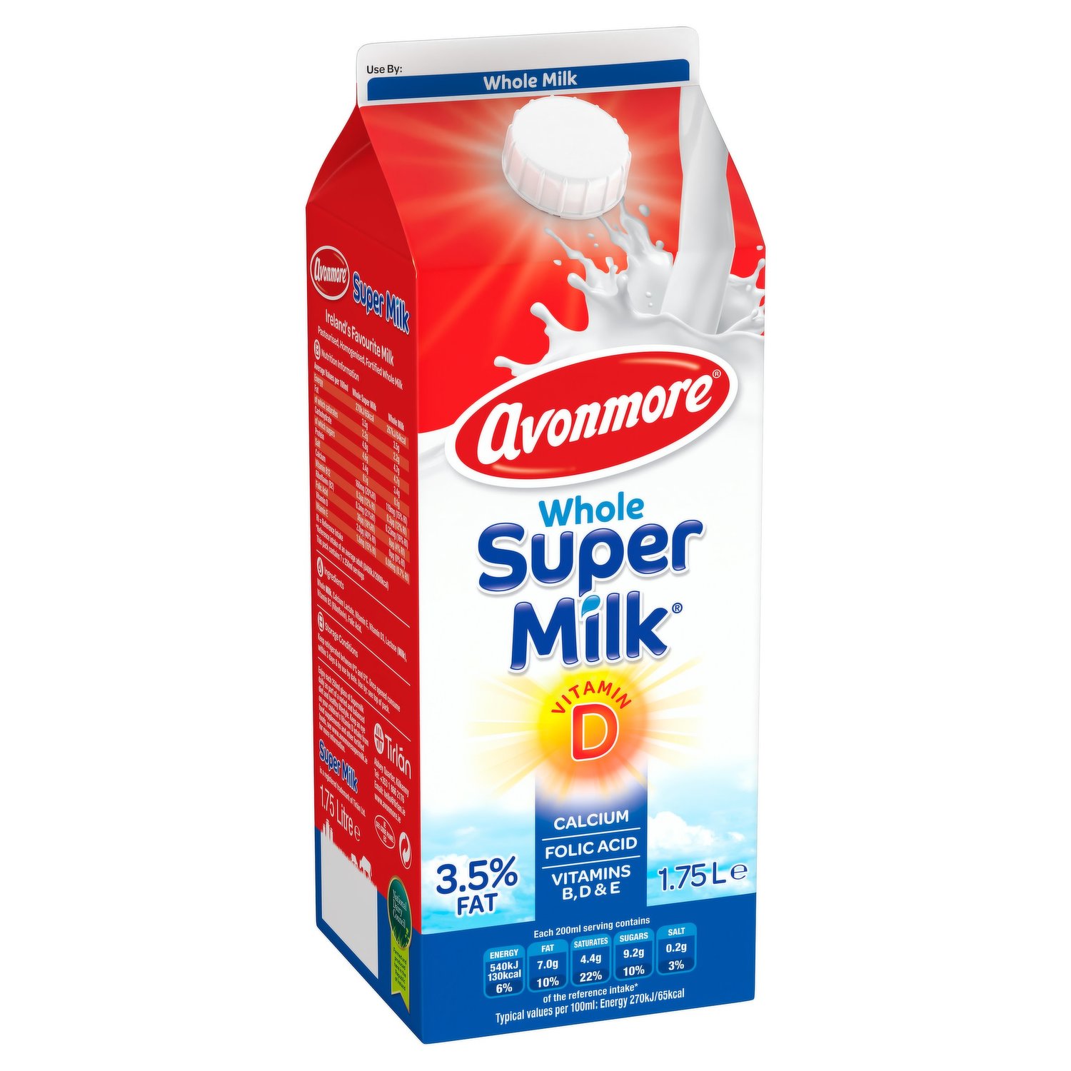 Avonmore Whole Super Milk 1.75 Litre