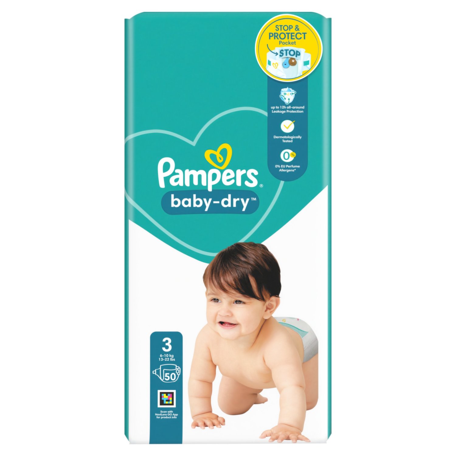 Pampers Baby-dry - Taille 3 x 9 Couches, 6-10 kg