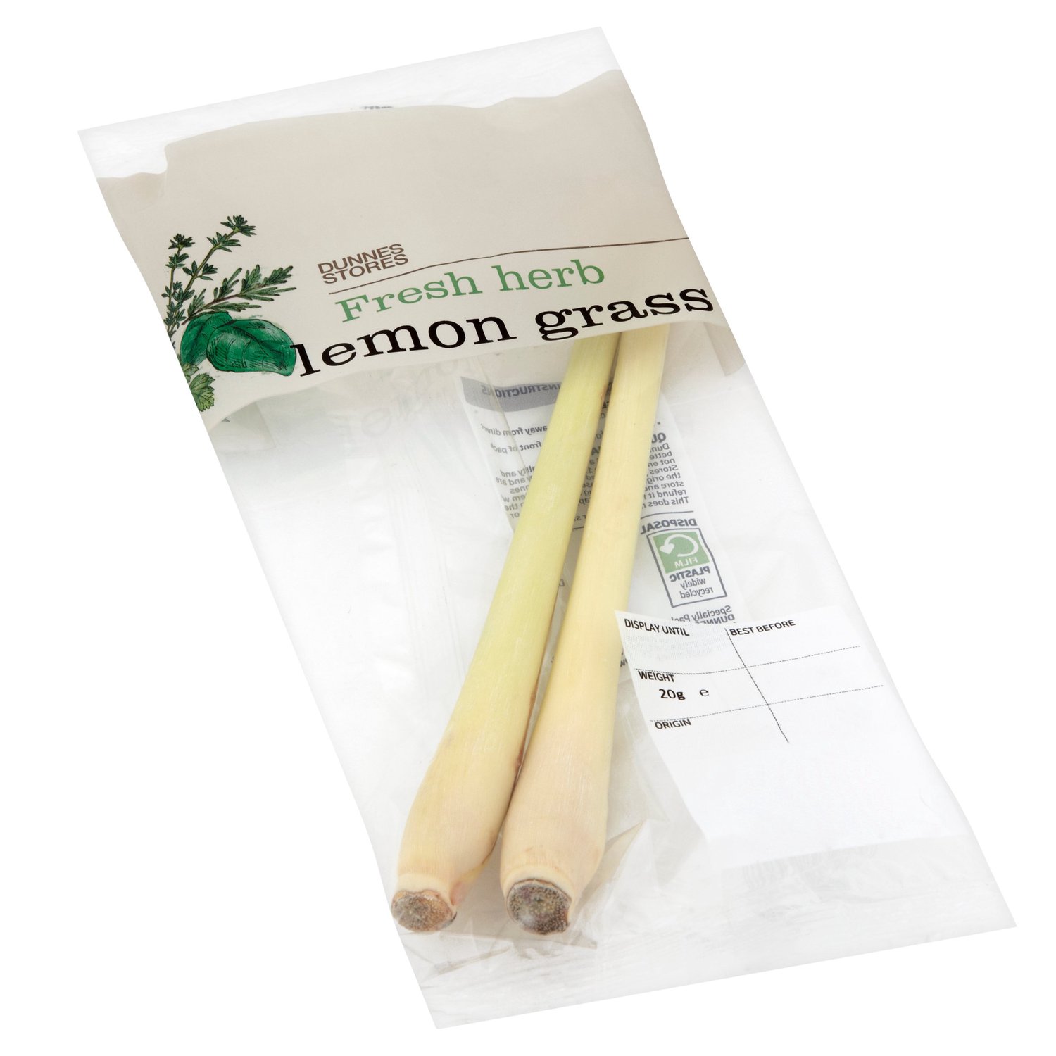 Dunnes Stores Fresh Herb Lemon Grass 20g