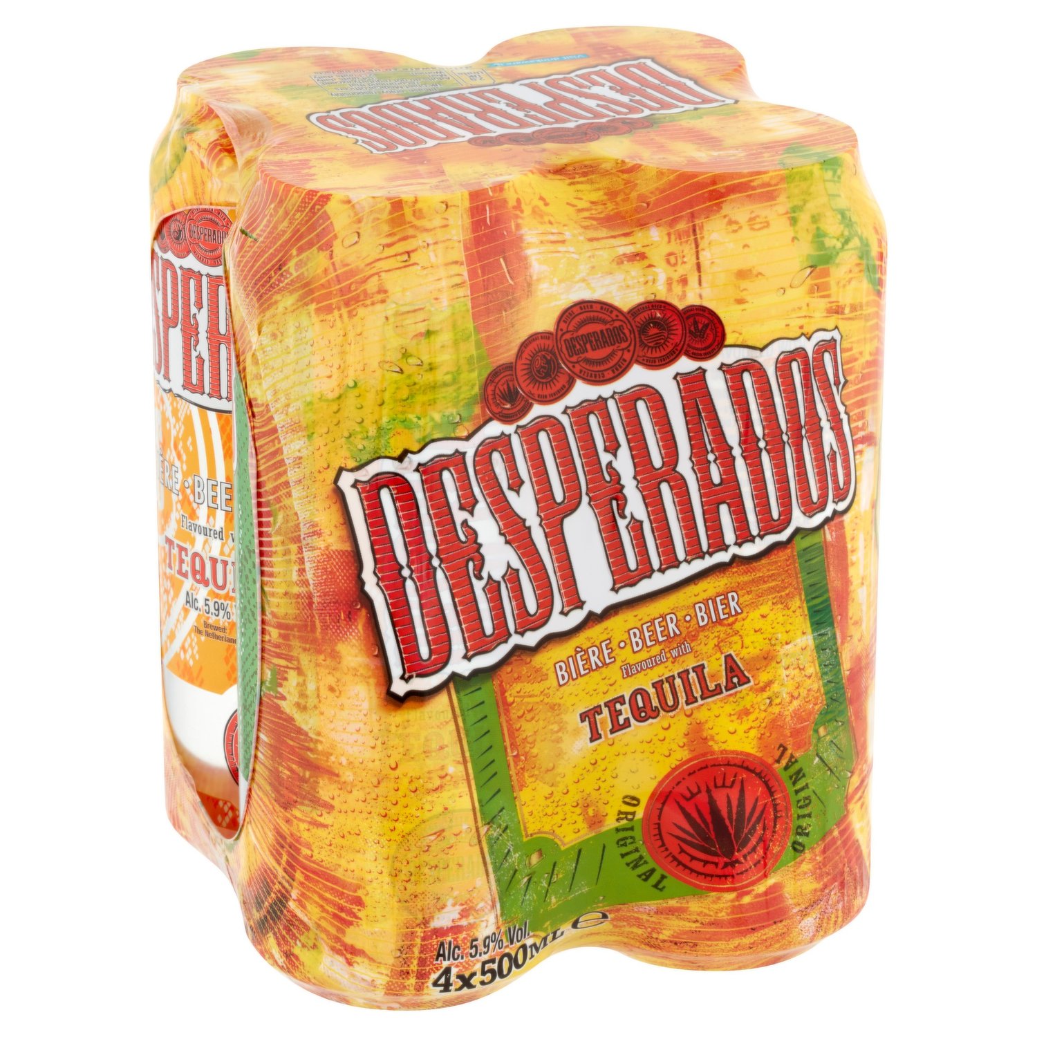 Desperados Tequila-flavored special light lager can 500 ml