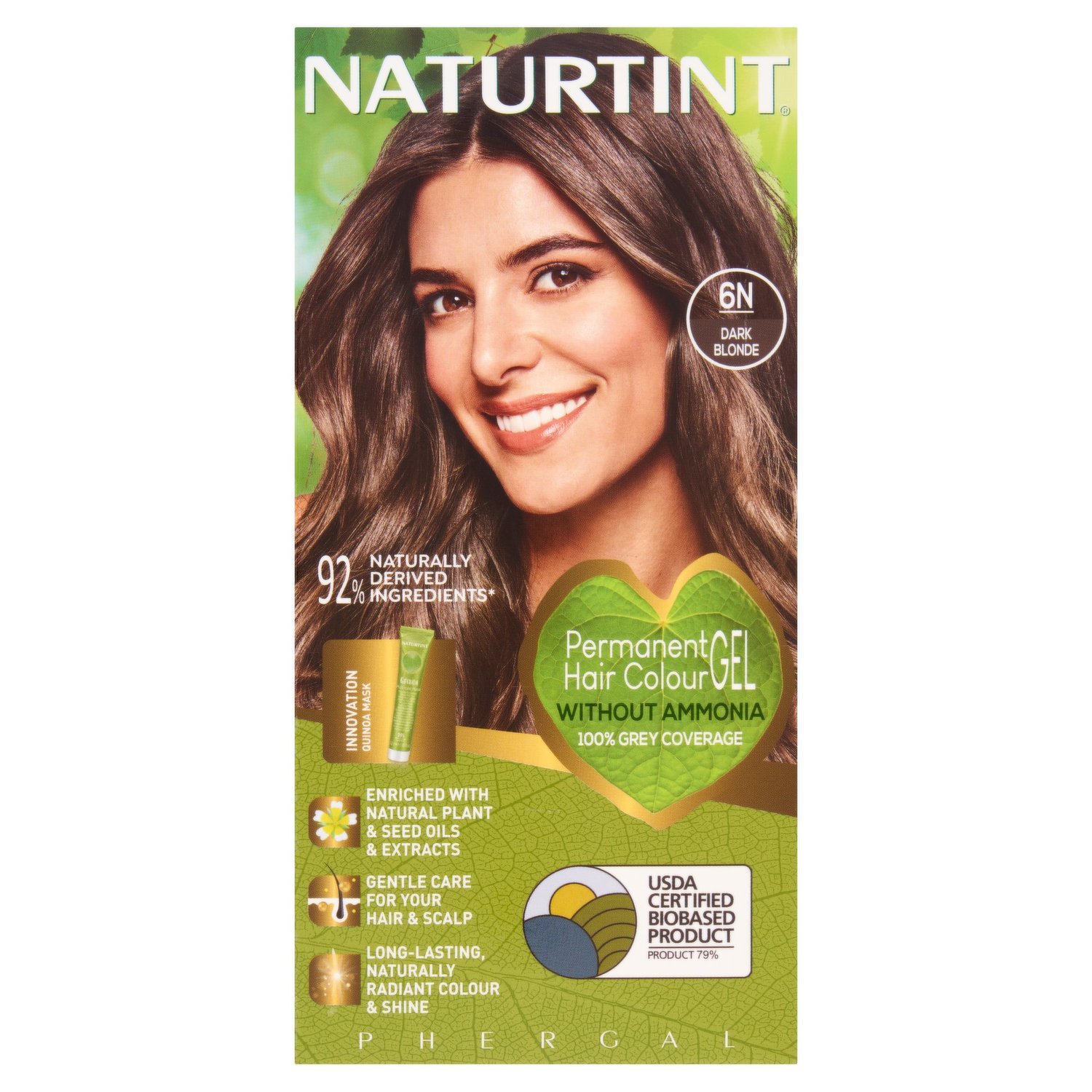 Naturtint Permanent Hair Colour Gel 6N Dark Blonde 170ml