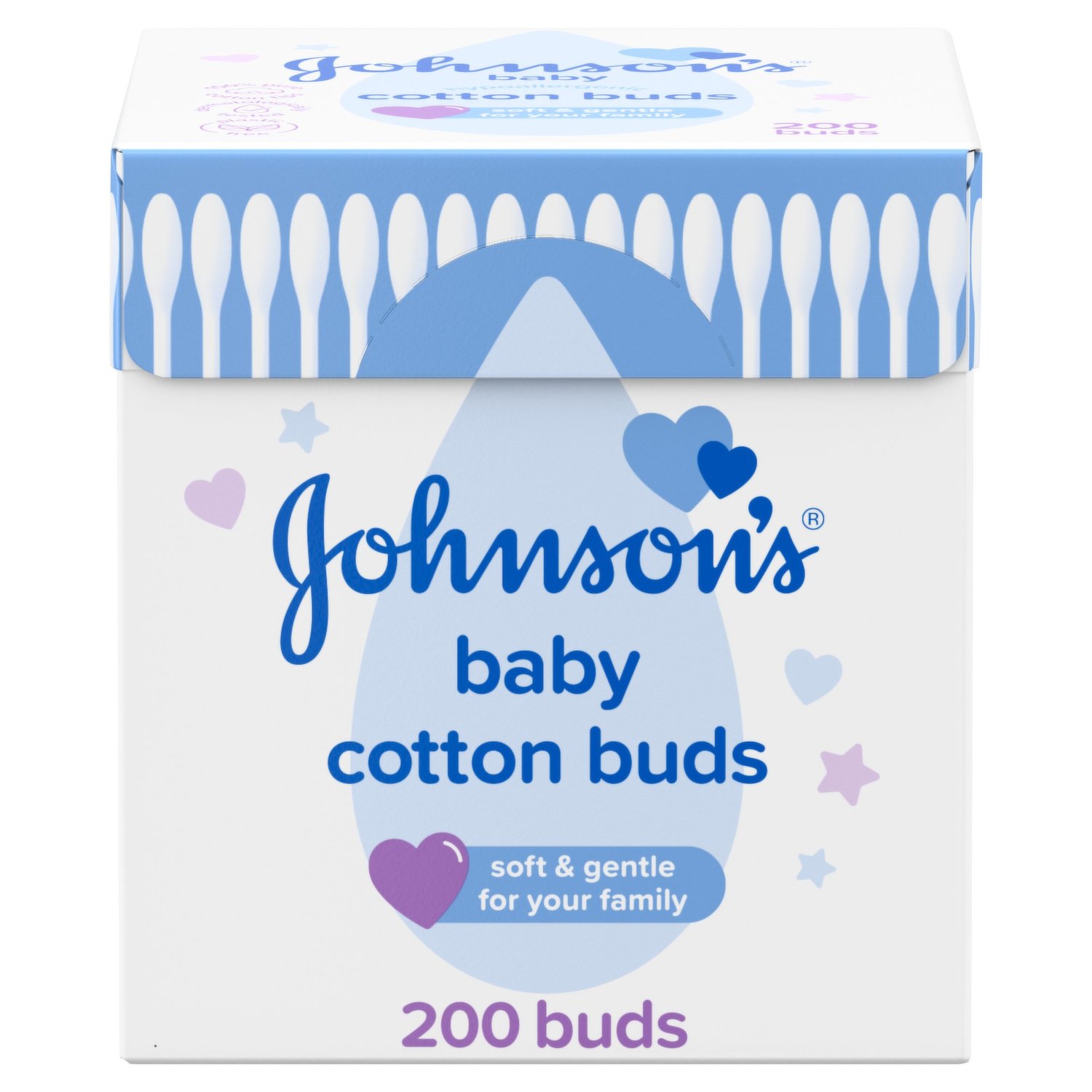 Johnson's Baby Cotton Pads 50 Pads Each Pack of 2 UK stock-Made in Europe 