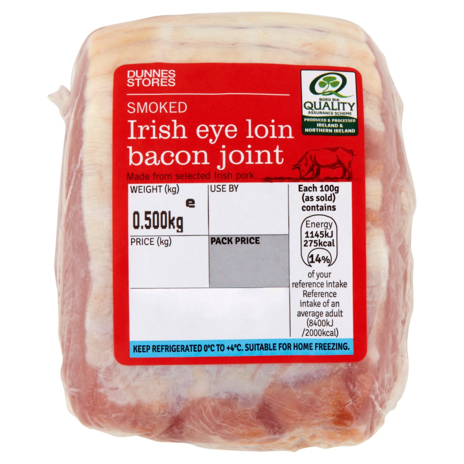 Dunnes Stores Smoked Irish Eye Loin Bacon Joint 500g