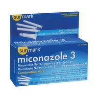 Sunmark Miconazole 3 Vaginal Antifungal Kit Combination Pack, 1 Each