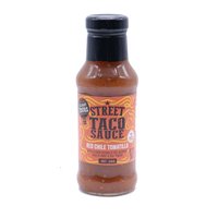 Culinary Tours Street Taco Sauce, Red Chile Tomatillo, Hot, 10.5 Ounce