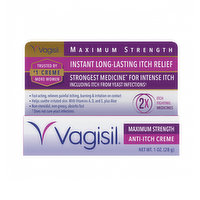 Vagisil Maximum Strength Anti-Itch Creme, 1 Ounce