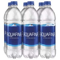 Aquafina Pure Water, 24 Fl Oz (Pack of 6), 144 Ounce