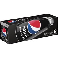 Pepsi Zero, Cans (Pack of 12), 144 Ounce