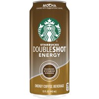 Starbucks Double Shot Energy Mocha Coffee, 15 Ounce