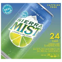 Sierra Mist Twist Soda, Lemon Lime, Cans (Pack of 24), 288 Ounce