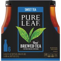 Lipton Pure Leaf Brewed Sweet Tea, Bottles (Pack of 6), 101.4 Ounce