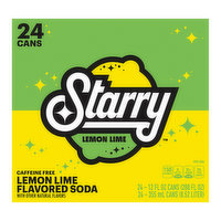 Starry Lemon Lime Flavored Soda (24-pack), 288 Ounce