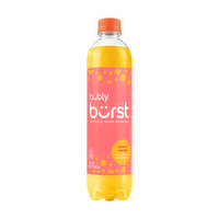 Bubly Burst Peach Mango Sparkling Water, 16.9 Ounce