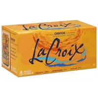 LaCroix Orange Sparkling Water, Cans (Pack of 8), 96 Ounce