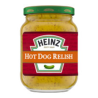 Heinz Hot Dog Relish Glass Jar, 10 Ounce