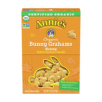 Annie's Homegrown Bunny Grahams Organic Honey Baked Graham Snacks, 7.5 Ounce