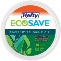 Hefty EcoSave Plates, 6.75", 30 Each