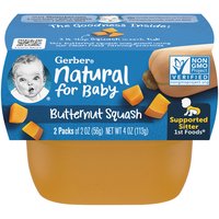 Gerber 1st Foods Butternut Squash Baby Food, 4 Ounce