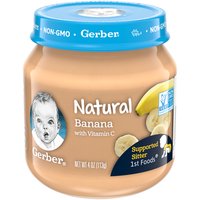 Gerber Naturals 1st Foods, Banana, 4 Ounce