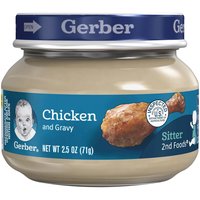 Gerber 2nd Baby Food, Chicken & Chicken Gravy, 2.5 Ounce