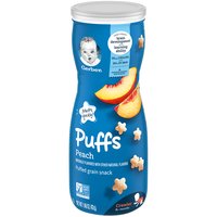 Gerber Graduates Puffs, Peach, 1.48 Ounce