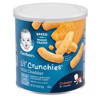 Gerber Graduates Lil' Crunchies, Mild Cheddar, 1.48 Ounce