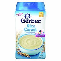 Gerber Single-Grain Rice Baby Cereal, 8 Ounce