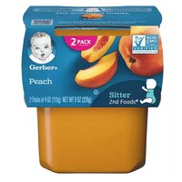 Gerber 2nd Fds Peach, 8 Ounce