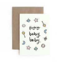 Hontas Higa Card Baby Baby, 1 Each