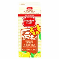Meadow Gold Lemon Iced Tea, Sweetened, 0.5 Gallon